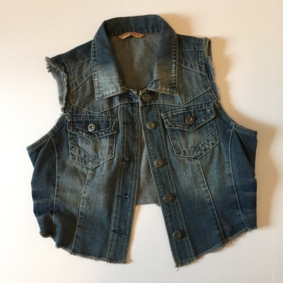 highway jeans denim vest